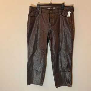 Old Navy Metallic High Rise OG Loose Jeans 16P NWT